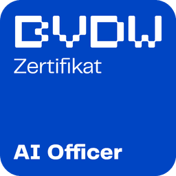 BVDW-Zertifikat: AI Officer